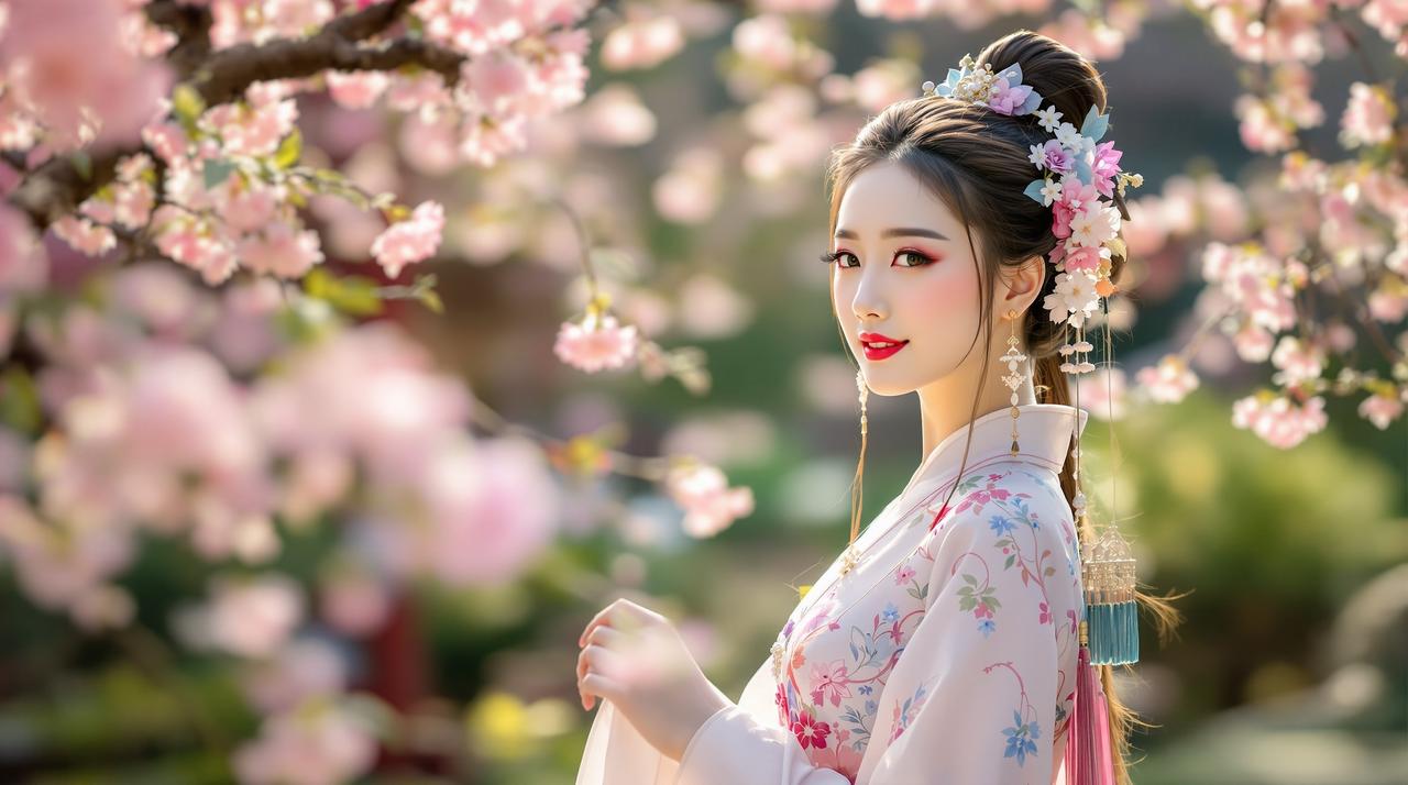 蜂鸟影院古风汉服摄影教程：如何在普通公园拍出大片感
